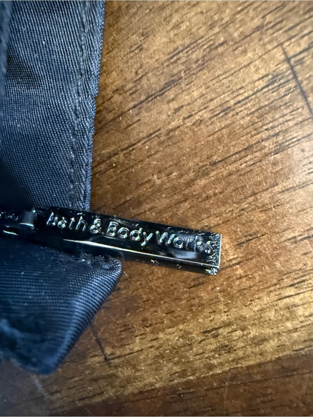 Bath & Body Works Black Tote with Silver Star Accent - Picture 3 of 4
